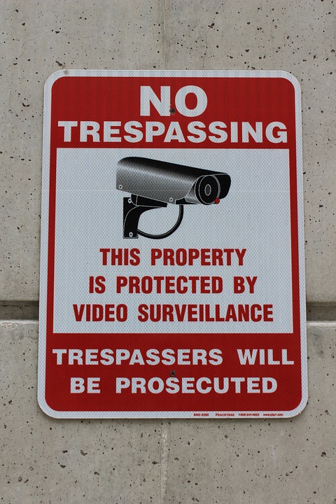 CCTV warning